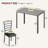 Dining Table Set for 4, Ktichen Table with 4 Chairs