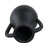 Kenith Handmade Terracotta Decorative Vase with Handle – Artisan Pottery Accent Vessel with Rustic Charm - Black-117574212