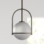 Luminaire suspendu Arie avec abat-jour sphérique-1000846274-1000846285