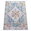 8X10 Modern Distressed Heriz Machine Washable Area Rug with Built-in Padding and Non-Slip Backing-1079145849