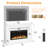 Moneak Simple Surround Electric Fireplace