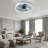 Ceiling Fans With Lights Dimmable LED Embedded Installation Of Thin Modern Ceiling Fans(Blue)-61098868