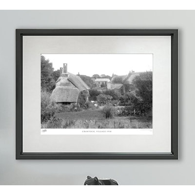 Crantock, Village 1918 - Single Picture Frame Print