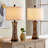 26.5'' Wicker Traditional Table Lamp With Usb