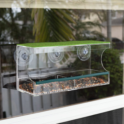 Avalynn Window Bird Feeder with Tray