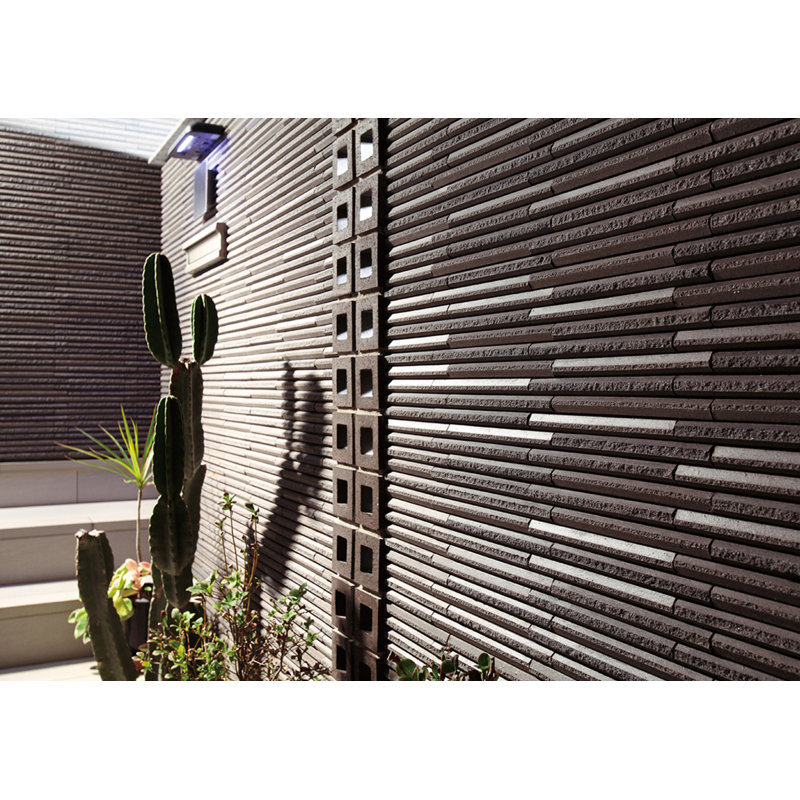 Hosowari Border 0.77" x 9" Ceramic Linear Mosaic Wall Tile, White