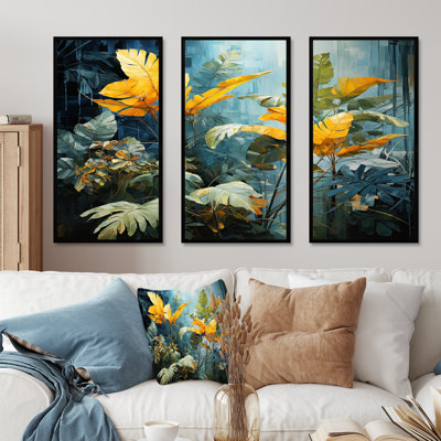 Sons de la jungle II - ensemble d'art sur toile Jungle