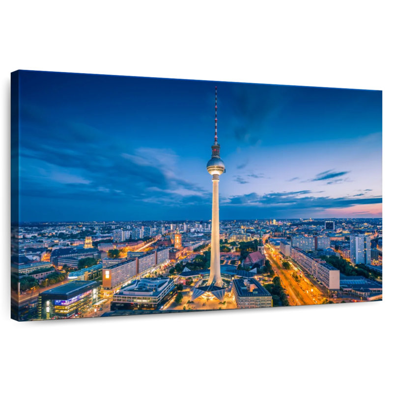 Rorry Alexanderplatz TV Tower, 20" H x 30" W
