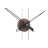 Barcelona Solid Wood Wall Clock