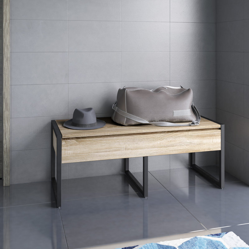 Caudillo Storage Bench, Bishop Oak
