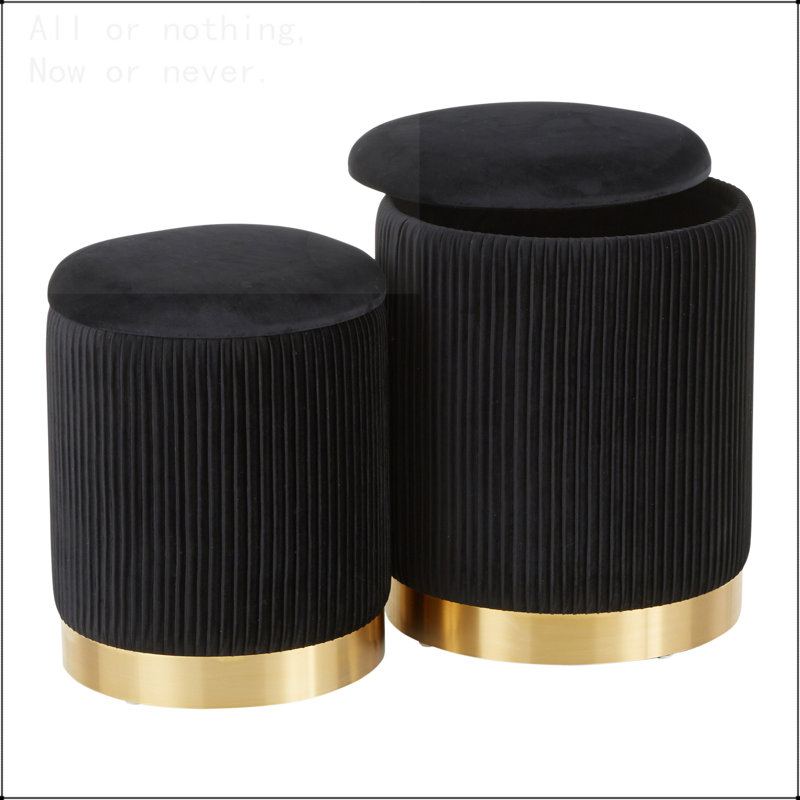 Ensemble de repose-pieds Nesting, Noir