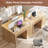 Fluted Executive Desk With Drawers With Ample File Drawer-1532420780