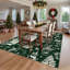 Tapis de Noël 8 x 10 pi lavables, résistants aux taches et à poils courts-572584269