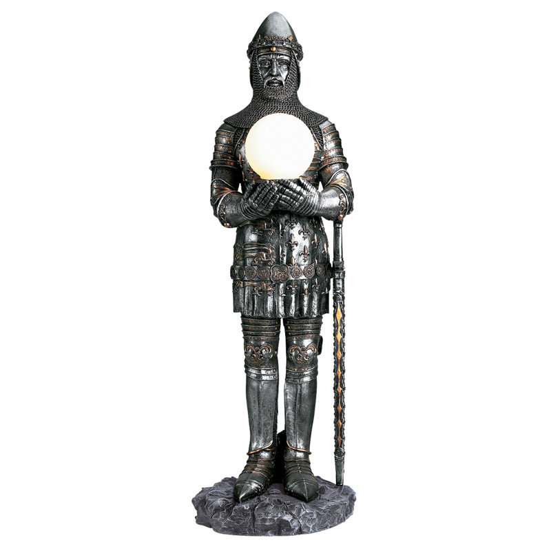 Statue illuminée de sir percival