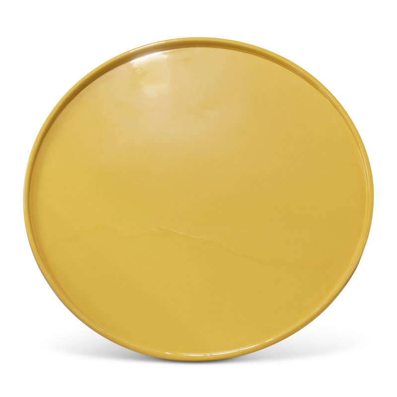 Isthia Single Coffee Table, Yellow Ochre