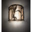 Applique murale 2 lumières encastrée en maïs
