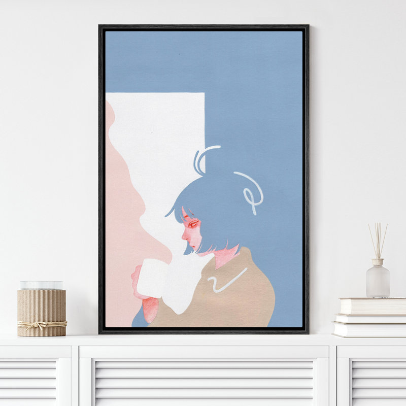 Thinking, Black, 24" H x 16" W