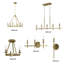 Lustre 6 lumières Sapello Plug & Play de style transitionnel et moderne - 85,95 po de hauteur et 24 po de largeur-107379172