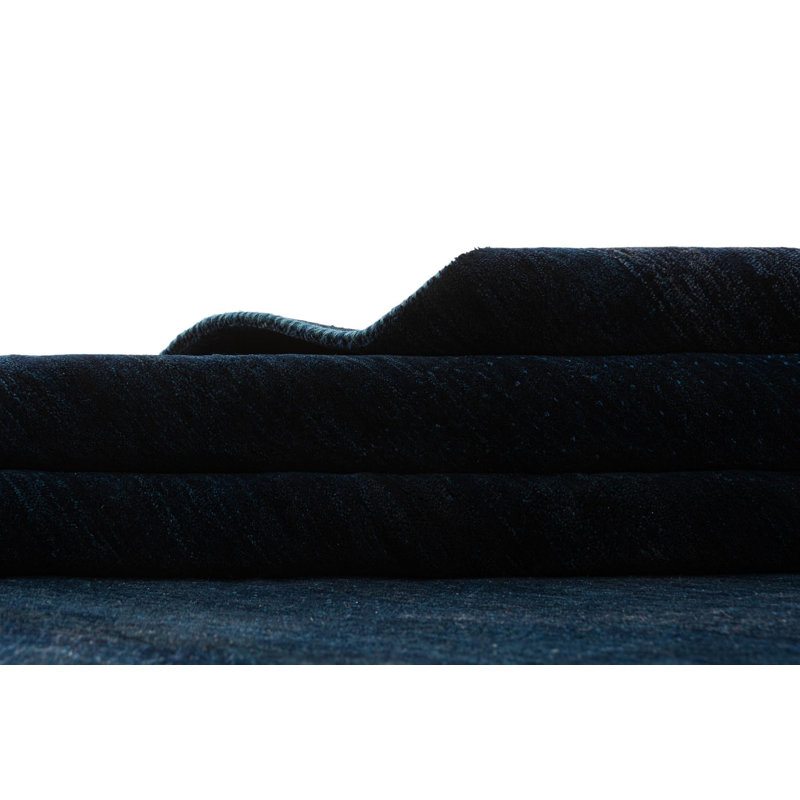 Tapis bleu marine Jahiem