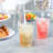 16oz Plastic Clear Pet Cups with Flat Lid & Straw, for All Kinds of Beverages