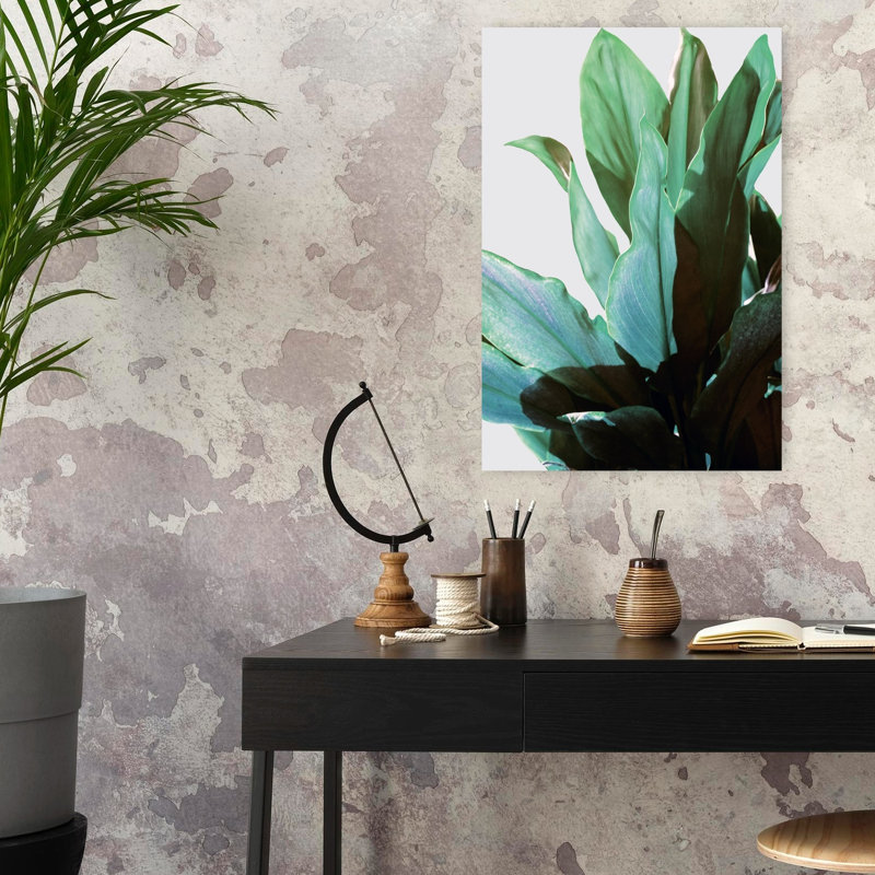 Art contemporain, art floral abstrait, H 24 po x l 16 po