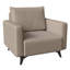 Fauteuil d'appoint en cuir Lapathos-480873143
