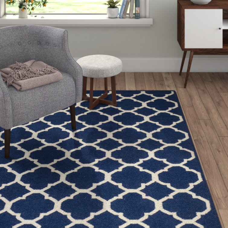 Triplett Geometric Wool Hand Woven Area Rug