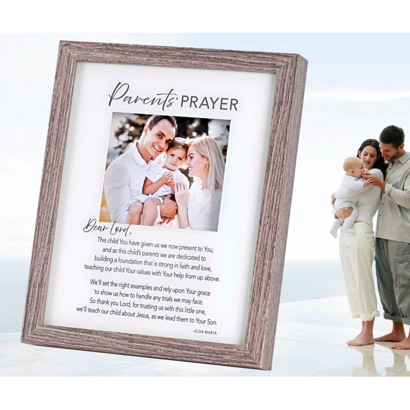Photo Frame Parents Prayer A Child Given