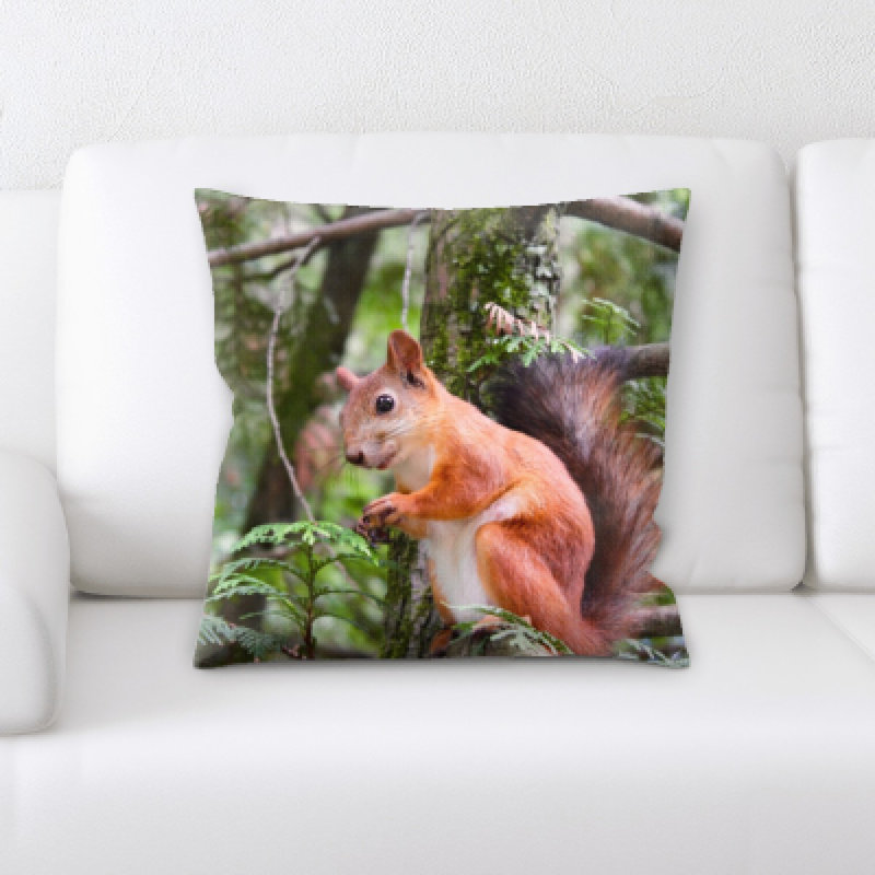 Microsuede Throw Pillow