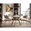Extendable Round Metal Base Dining Table-1563213556-1563213557