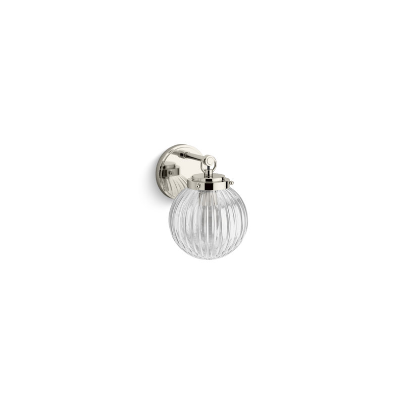 Embra By Studio McGee One-Light Sconce, Polished Nickel