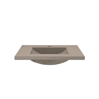 30.5" Palomar Concrete Bathroom Vanity Top with Sink