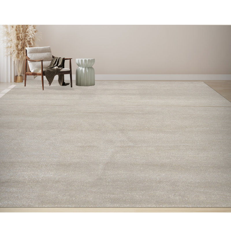 Tibetan Area Rug in Beige