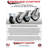 Kingpinle Swivel Caster Set