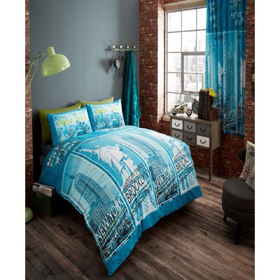 Antrawn Microfiber No Pattern Duvet Cover Set with Pillowcases