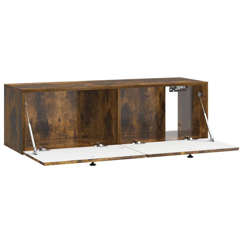 TV Stand, 30cm H x 98cm L x 31cm W, Smoked Oak