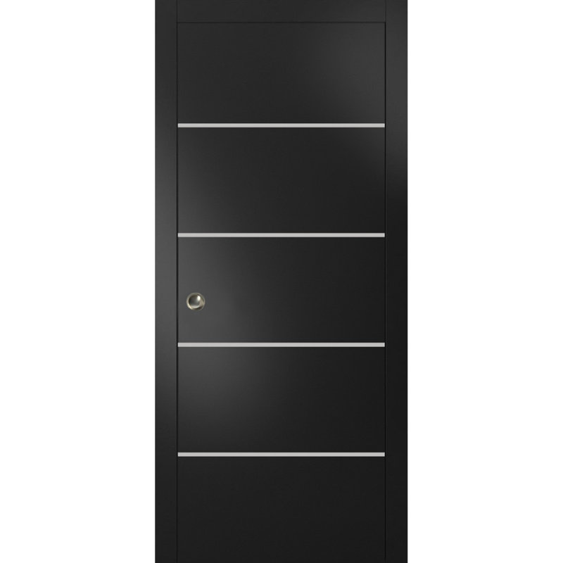Portes françaises en bois massif massif, 30 po x 84 po