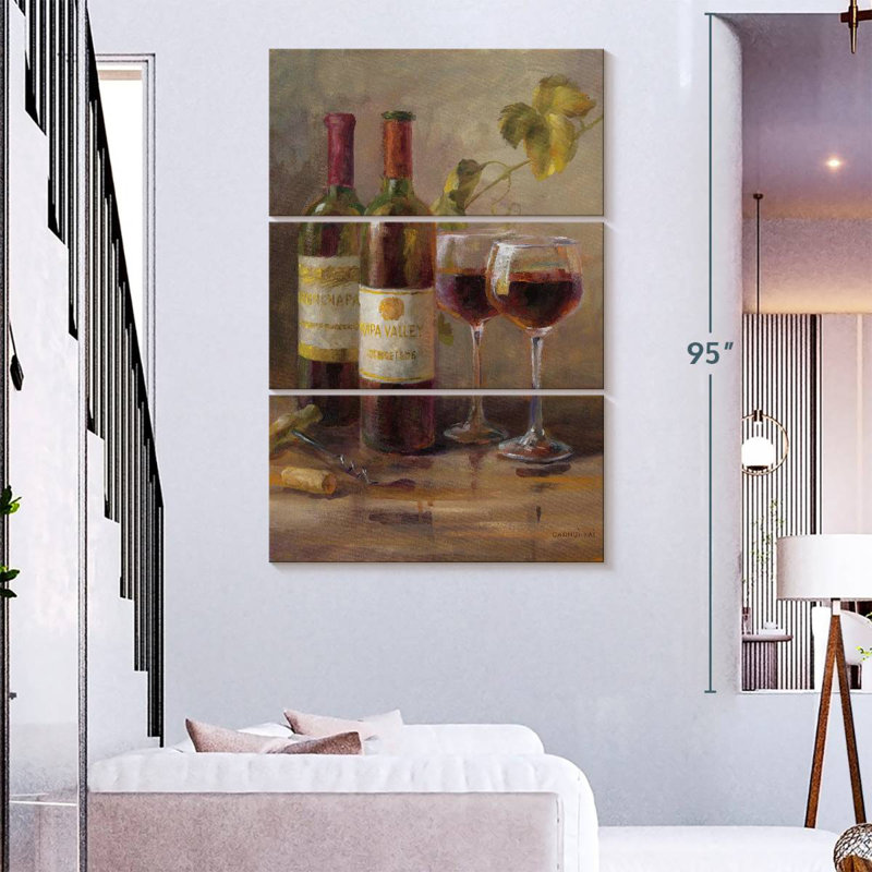 Yarlin ouvrant le vin, H 38 po x l 24 po