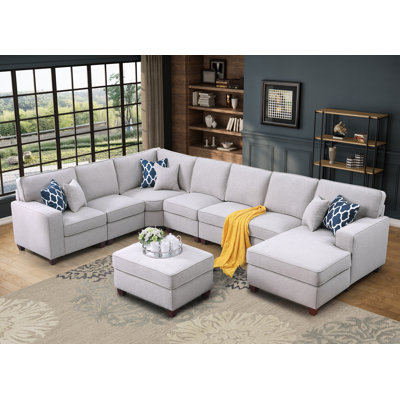 Samita 151.5'' Square Arms Modular Sofa