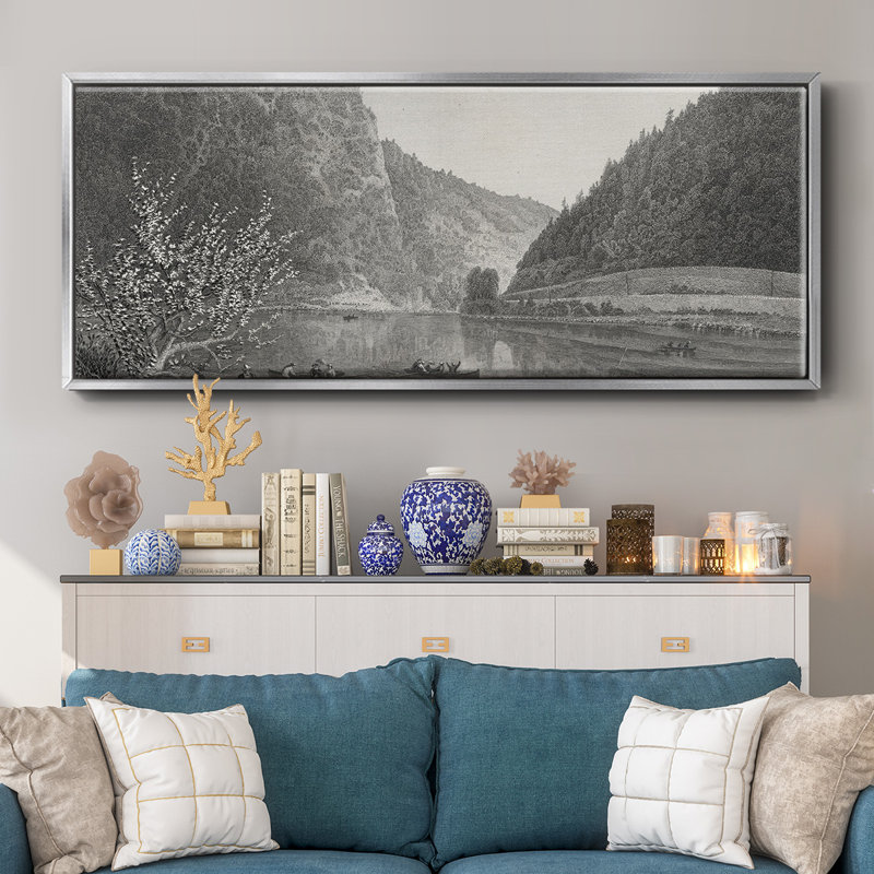 Delaware Water Gap- Framed Canvas