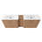 Freestanding Bathroom Vanity with White Ceramic Sink-528911296