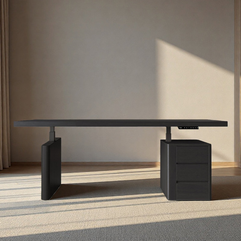 Intelligent height-adjustable desk for learning