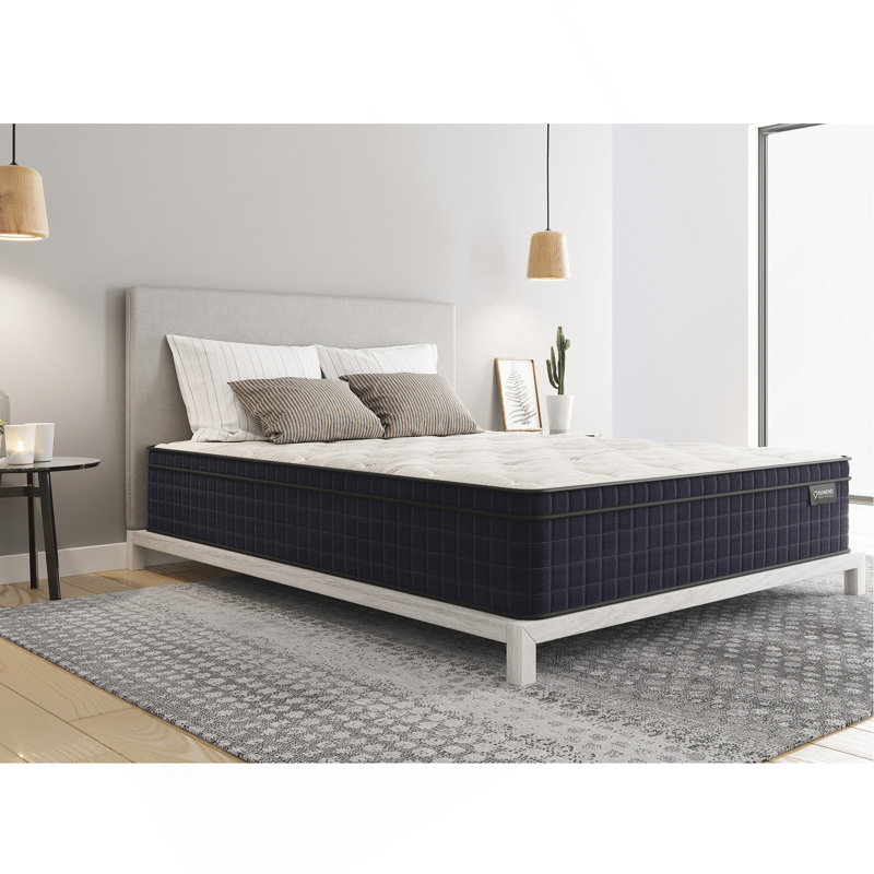 Copper Cooling, Supportive, Good Motion Isolation Hybrid With Luxurious Euro-Top 12.5" - Firm Feel, Greenguard Gold Certified, White Label Ready