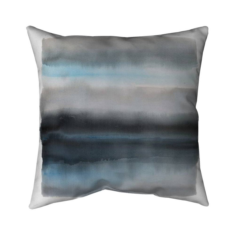 Shade of blue - 16"x16" Outdoors Throw pillow - Spun poly - Print on demand