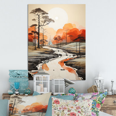 «Bold Geyser Natures Fountain I», impression d'art mural paysage et nature