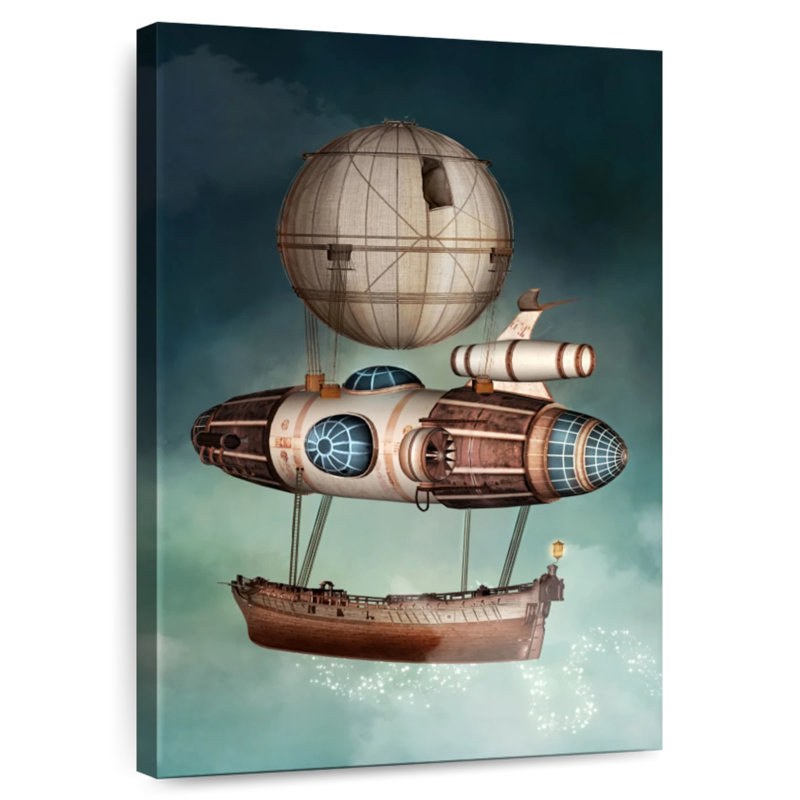 Mehar Steampunk Airship, 30" H x 20" W