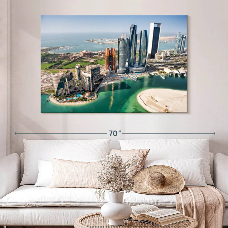 Abu Dhabi Structures, 34" H x 51" W