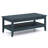 2-Tier Rectangle Center Table with Slatted Storage Shelf & Thickened Tabletop Charcoal-2092940830