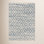 Melange Diamond Blue Handwoven Cotton Rug