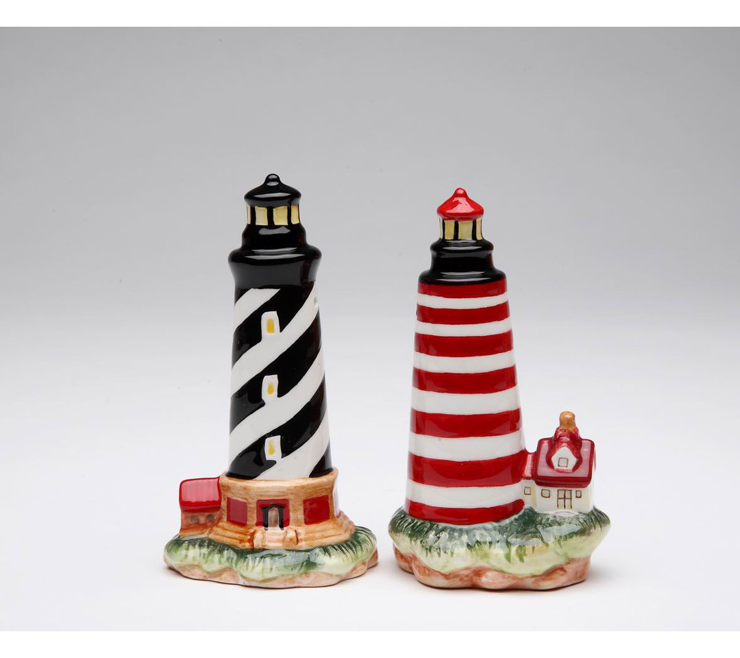 Cosmos Gifts Lighthouse 2-Piece Salt & Pepper Set Cosmos Gifts